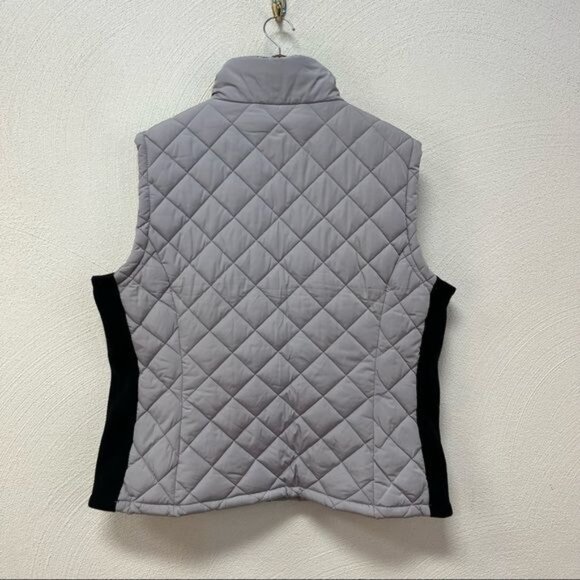 Andrew Marc Ladies Quilted Full Zip Vest Gray & Black Sz XXL - Picture 4 of 4